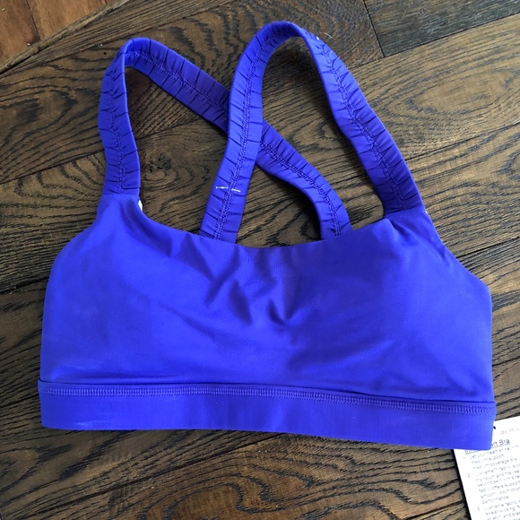 lululemon athletica Other - Lululemon Inner Heart Purple Bra 6 NWT